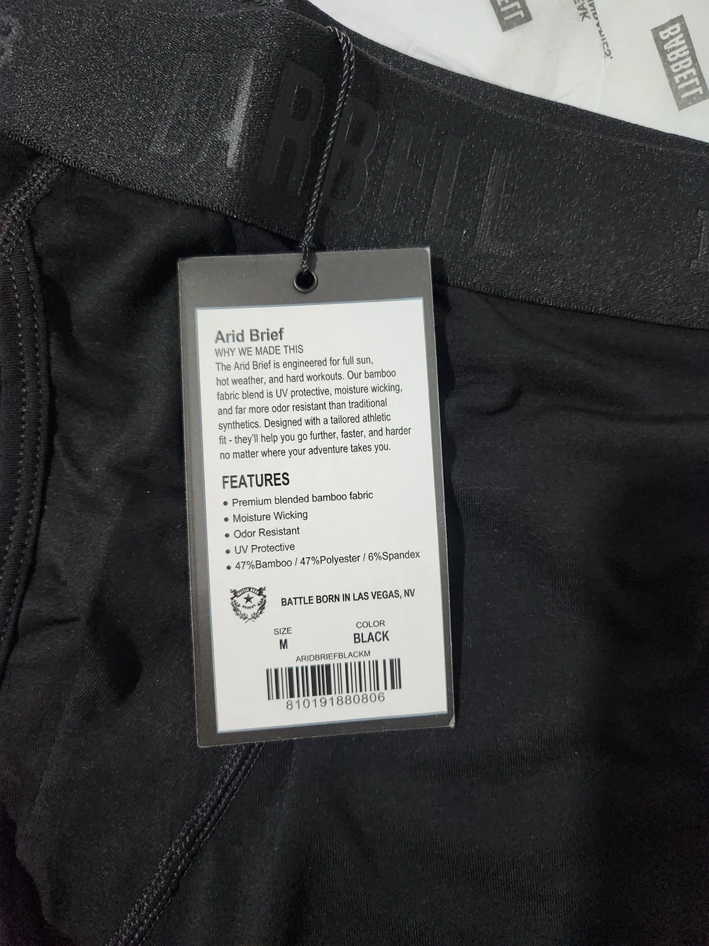 Barbell Arid Brief - Black